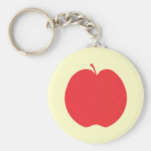 Red Apple. Keychain