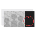 Red Apple Outline. photo cards