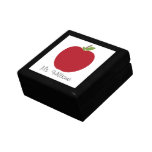 Red Apple Personalized Teacher Gift Box