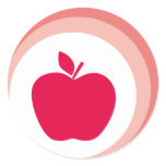 red apple stickers