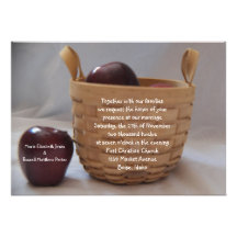 Red Apple Wedding Invitations