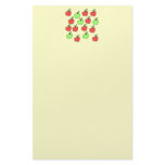 Red Apples and Green Apples, Pattern. Stationery Design