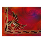 Red As the Flame Photo Print