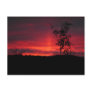 Red August Sky 18a Post Card
