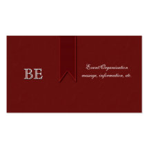 Red Awareness Support Professional Business Cards