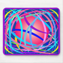 Red ball mousepad
