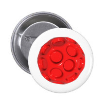 red ball pinback button
