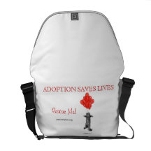 Red Balloons Rescue Me Messenger Bag