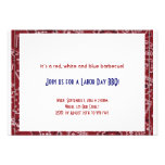 Red Bandana Frame Labour Day Invitation