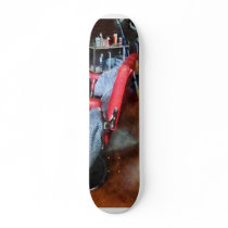 Red Barber Chair Skate Board Deck