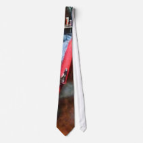 Red Barber Chair Neckties