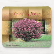 Red Barberry Bush Mousepad-customize