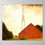Red Barn Art 2 Print