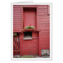 Red Barn Greeting Card