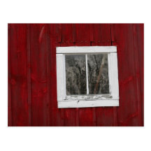 red barn postcards