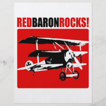 Red Baron Rocks! Custom Flyer