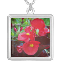 Red Begonia Pendant
