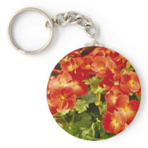 Red Begonia X Rex Cultorum (Rex Begonia) flowers Keychains