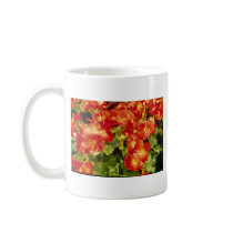 Red Begonia X Rex Cultorum (Rex Begonia) flowers Coffee Mugs
