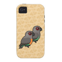 Red-bellied Parrot Pair iPhone 4/4S Cases
