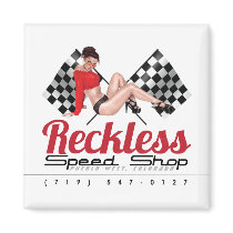 Red Betty Logo Merchandise Refrigerator Magnet