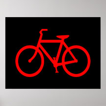Red Bike Poster