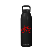 Red Bike Water Bottles