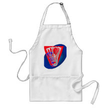RED BIRDIE APRONS