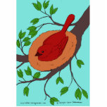 Red Bird's Nest Photo Cut Outs
