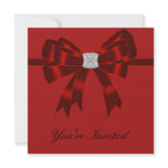 Red Black All Occasion Party invitations