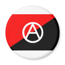 Red Black and White Anarchist Flag Anarchy