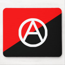 Red Black and White Anarchist Flag Anarchy