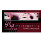 Red Black Photography w/ Photo template Business Card Templates