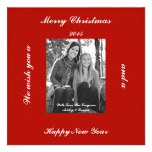 Red, Black, Pink Swirls Custom Announcement