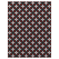 Red & Black Stargazer Scrapbook Craft Paper Pages Custom Letterhead