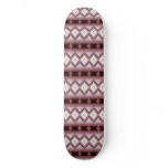 RED & BLACK TRIBAL -SKATEBOARD