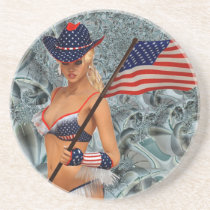 Red, Blonde & Blue coasters