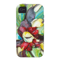 Red Bloom iPhone 4 Case
