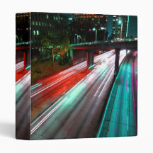 Red Blue Green And Purple Freeway Vinyl Binders