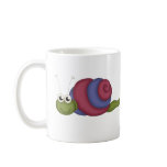 Red & Blue Snail Coffee Mug