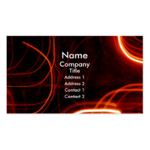 Red Blur Business Card Templates