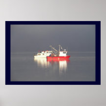 Red Boat Print