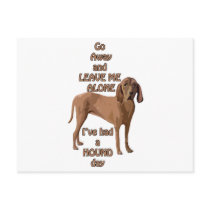 red bone coon hound postcards