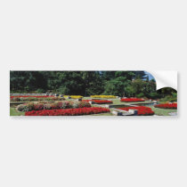 Red Botanical gardens of Villa Tranto on Lake Magg bumper stickers