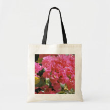 Red Bougainvillea flowers Canvas Bags