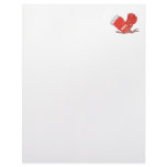red boxing gloves vector letterhead