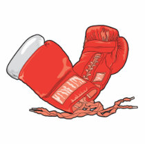 red boxing gloves vector photo sculpture