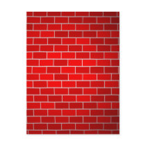 Red Brick w/Spotlight Background Post Cards