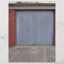 Red Brick Wall and Closed Door Personalized Flyer