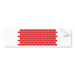 red brick wall bumper stickers